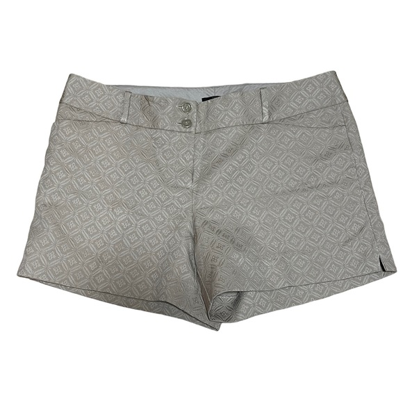 The Limited Tailored Jacquard Fabric Short Tan NWT - Picture 4 of 9